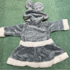 キャサリンコテージ　ねずみ　ワンピース　70cmの画像