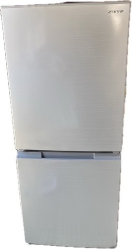 SHARP 2ドア冷凍冷蔵庫 152L SJ-D15G-S ホワイト 152L 2021年製 どっちもドア 耐熱トップテーブル 家電 キッチン家電 冷蔵庫