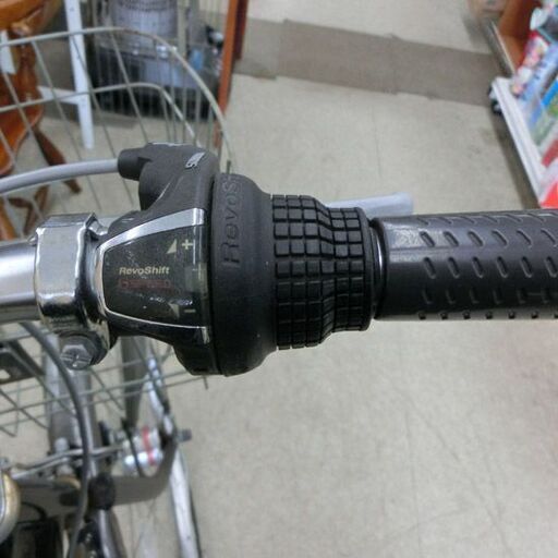 シティサイクル 27インチ 黒 6段切替 ブラック 自転車 LUMIE カゴ付き 6段変速 SSL328777 札幌 西野店