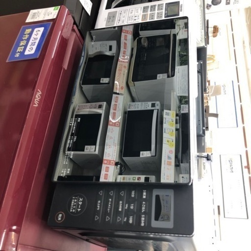 人気カラーブラックの電子レンジのご紹介