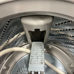 【稼動品】Hisense ハイセンス 全自動電気洗濯機 生活家電 HW-G55B-W ホワイト 2020年製 5.5kg 中古の画像