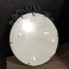 渦巻き状のスチール製大判ミラー 鏡の画像