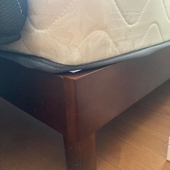 (受け渡し決定)シングルベッド マットレス付き（ベッドフレームのみ可）の画像