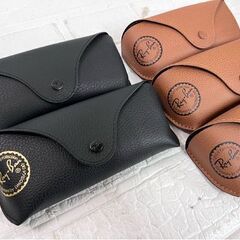 Ray-Ban レイバン サングラス 眼鏡 ケースのみ ブラウン 茶色 ブラック 黒 メガネケース 5個まとめて ☆ 白石店 の画像