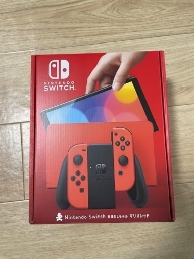 美品Switch有機EL マリオレッド