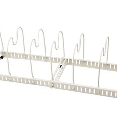 キッチン収納 フライパンラック  伸縮式 31.5~57cmの画像