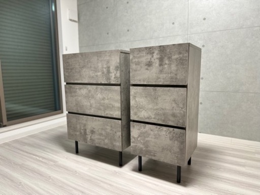 【新品/未使用】RASIK 3段タンス　幅60cm・幅40cmセット