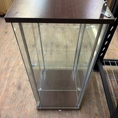 k0322601 3段 ガラスケース 開き扉 コレクションケース コレクションボードアクリルケース フィギュアラック 中古 【引き取り限定】現物品 の画像