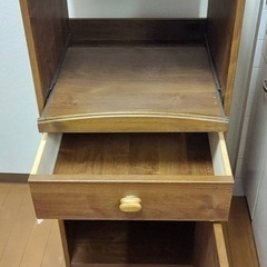 炊飯器台　電子レンジ台　キッチン　収納の画像