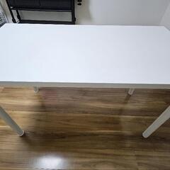 デスク 120cm×60cm ニトリ ホワイトの画像