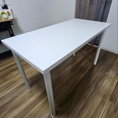 デスク 120cm×60cm ニトリ ホワイトの画像