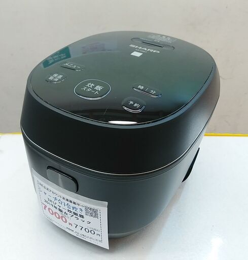 セール！品質保証☆配達有り！4500円(税別）シャープ 3合炊き　IHジャー炊飯器 ブラック