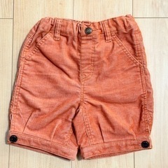 新品★ F.O.KIDS コーデュロイショートパンツ オレンジ 110
