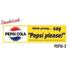 バンパーステッカー PEPSIの画像
