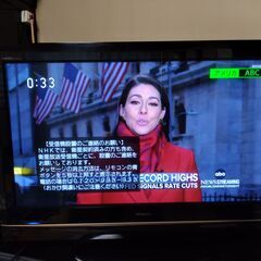 日立プラズマテレビ  P37-HR02  ハードディスクレコーダー内臓