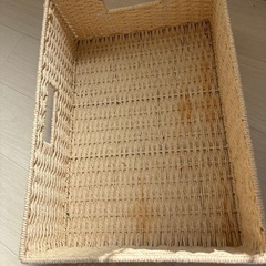 カゴ　カラーボックスにぴったしはまりますの画像