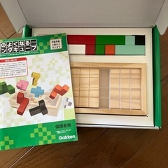 学研　積み木　頭のよくなるペンタキューブ　知育玩具の画像