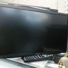 3か月間保証☆配達有り！20000円(税抜）シャープ 22型 液晶テレビ 2022年製 外付HDD裏番組録画対応