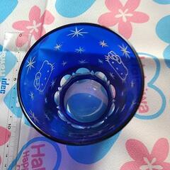 キティ  切子   グラスの画像