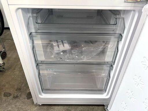 2ドア冷蔵庫 148L 2023年製 ハイアール JR-NF148CK ホワイト 白 ☆ 白石店 