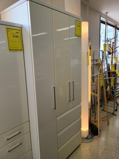 J4502　NITORI　ニトリ　ワードローブ　ホワイト　クリーニング済　【リユースのサカイ柏店】