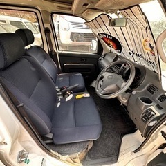 ハイゼットカーゴ4WD 97000KMスローパー リヤシートレス仕様 車いす移動車2車検付の画像