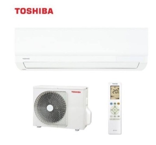 エアコン取付　家電 季節、空調 エアコン　東芝　6畳用　　開封済み未使用品