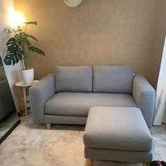 ✨超美品✨?激安?KOALA 2.5人掛け KINFORT ソファー オットマンセット