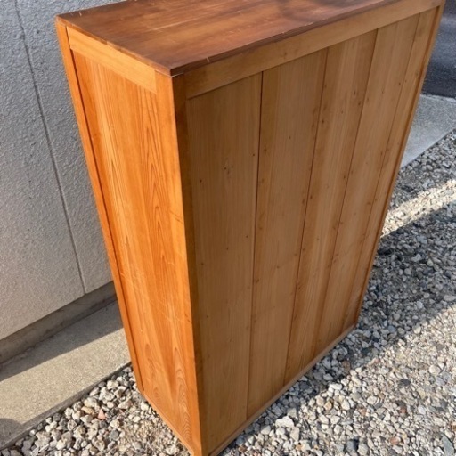 直接引取歓迎【杉製 置水屋】茶室用 木製 茶箪笥 茶棚 茶道具 水屋道具 収納棚 和家具 古家具 直接引取歓迎【杉製 置水屋】茶室用 木製 茶箪笥 茶棚 茶道具 水屋道具