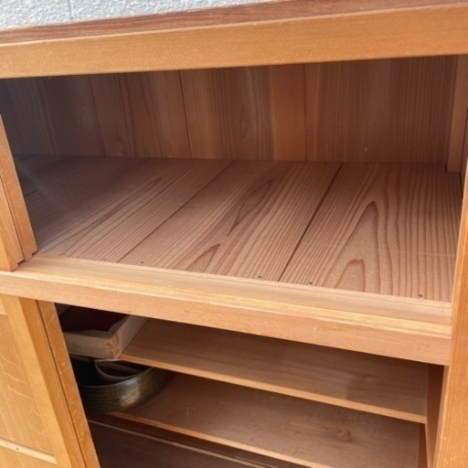 直接引取歓迎【杉製 置水屋】茶室用 木製 茶箪笥 茶棚 茶道具 水屋道具 収納棚 和家具 古家具 直接引取歓迎【杉製 置水屋】茶室用 木製 茶箪笥 茶棚 茶道具 水屋道具