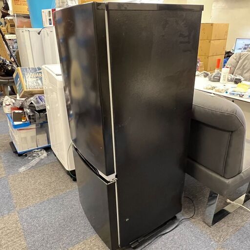 【稼動品】TOSHIBA 東芝 東芝ノンフロン冷凍冷蔵庫 GR-R15BS(K) 2019年製 生活家電 ブラック 2ドア 中古