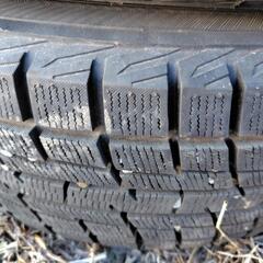 スタッドレスタイヤ　YOKOHAMA　iceguard iG30 175/70R14　鉄チンホイールの画像
