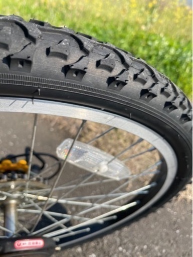 美品 子供用自転車 ハマー ジュニア （イエロー）
