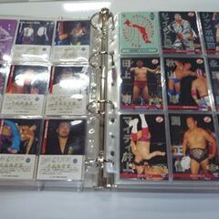 大量 ベースボールマガジン プロレスカード 1996年 268枚 バインダー付き BBM1996 トレーディングカード プロレス 札幌市東区 新道東店の画像