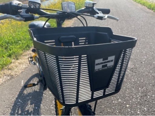 美品 子供用自転車 ハマー ジュニア （イエロー）