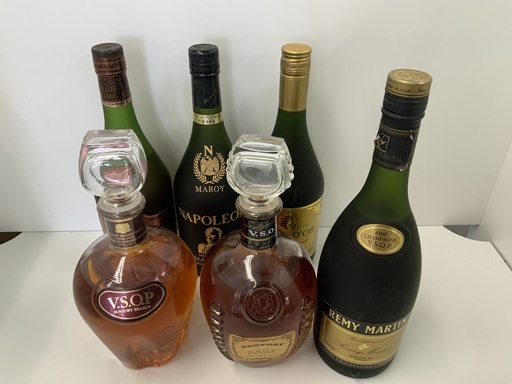 9044 ブランデー まとめて 6本 サントリー レミーマルタン VSOP ナポレオン 未開封