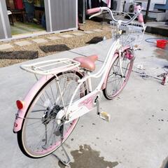 子供用 女の子 自転車 24インチ (ひろひろひろ) 寝屋川市の
