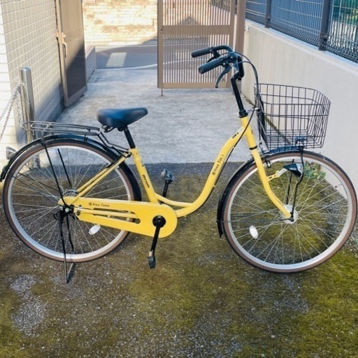 美品車 丸石サイクル MARUISHI Free Timeマルイシサイクル 自転車 26インチ タイヤ
