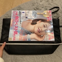 Bardot rose 黒レザー　トートバッグの画像