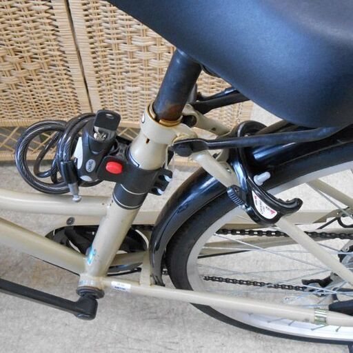 自転車 26インチ 6段変速 ベージュ系 AZZURARE カゴ付き ママチャリ 6段切替 鍵2種類付き A19PK11908 札幌 西野店 自転車 26インチ 6段変速 ベージュ系 AZZURARE カゴ付き ママチャリ 6