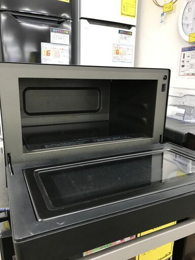 シャープ オーブンレンジ RE-WF18A-B 2019年製 W(幅)45.5×D(奥行き)37.5×H(高さ)33cm ※クリーニン