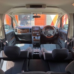 8人乗り☆月々1.2万円〜分割払い可❗️車検2年付き！大人気☆三菱 デリカD:5☆HDDナビ付き☆TV観れます☆DVDも観れます☆バックカメラ付き☆電動スライドドア☆純正アルミ☆ドライブレコーダー付きのフル装備☆車内広々三列シート‼️の画像