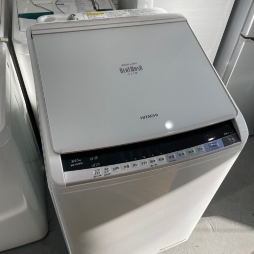 HITACHI 日立 ビートウォッシュ 洗濯8.0kg 乾燥4.5kg 洗濯乾燥機 BW-DV80A ホワイト 2016年製 洗濯機 動作品