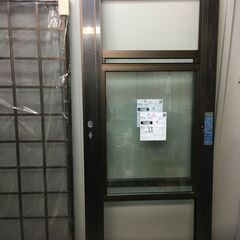 A1165　YKK AP　勝手口　取替通風ドア　プチリモ　B1TLD D-07618-WH1P1LU　801BAK H3DY　井桁格子　付属品ありの画像