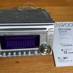 KENWOOD CD MD カーオーディオ　DPX-06MDの画像