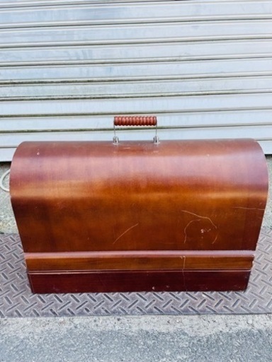 アンティーク　ミシン　KOSEL 木箱　ペダル　説明書付き