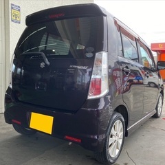 月々8千円〜分割払い可‼️ 車検2年付き！！【名義変更代込み】☆スズキワゴンRスティングレー☆純正オーディオ付き☆プッシュスタート☆ドライブレコーダー付きのフル装備☆純正アルミ☆そのまま乗って帰れます！の画像