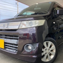 月々8千円〜分割払い可‼️ 車検2年付き！！【名義変更代込み】☆スズキワゴンRスティングレー☆純正オーディオ付き☆プッシュスタート☆ドライブレコーダー付きのフル装備☆純正アルミ☆そのまま乗って帰れます！の画像