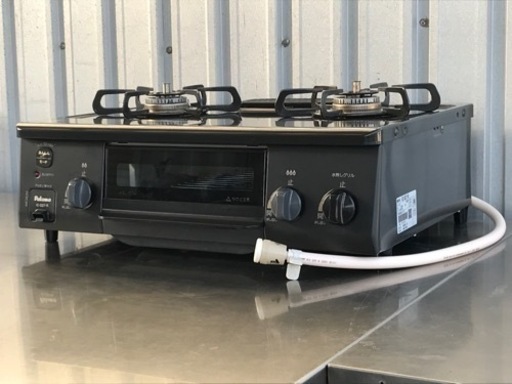 E243◇パロマ◇ガスコンロ◇都市ガス用◇右強火◇2021年製◇グリル未使用！安心モード機能付き◇IC-S37-R