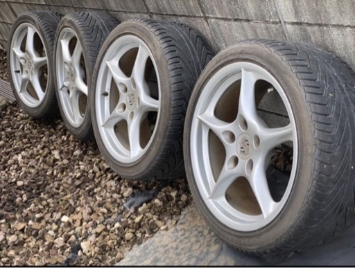 ☆ ボクスター 986 18インチ BBS PCD130 純正オプション 4本　7.5J ET50 / 9J ET52 内1本歪みありPORSCHE ポルシェ ☆